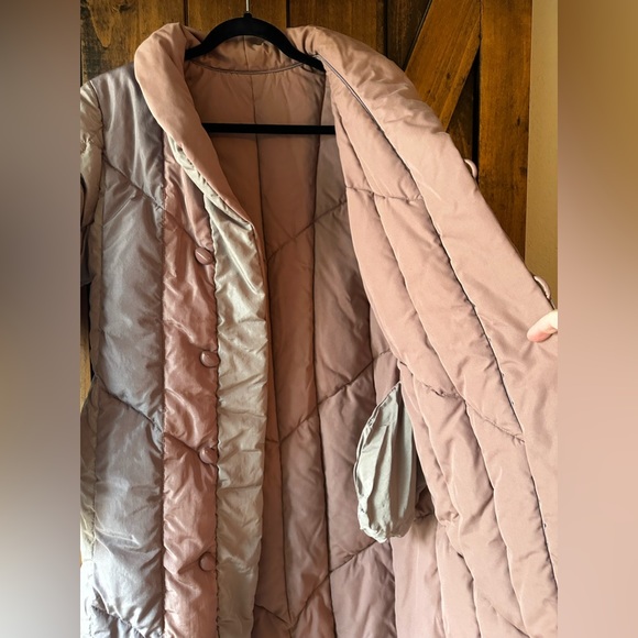 Vintage Puffer Trench Coat - Picture 4 of 12